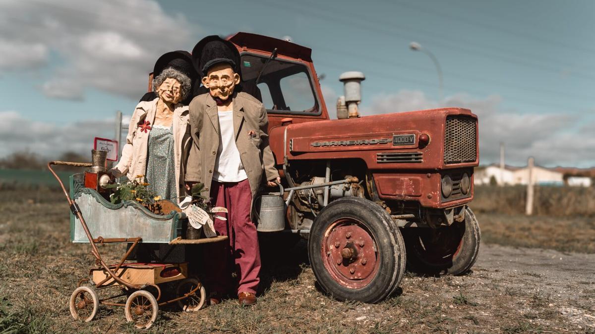 Basilio y Valeria, protagonistas de la obra teatral