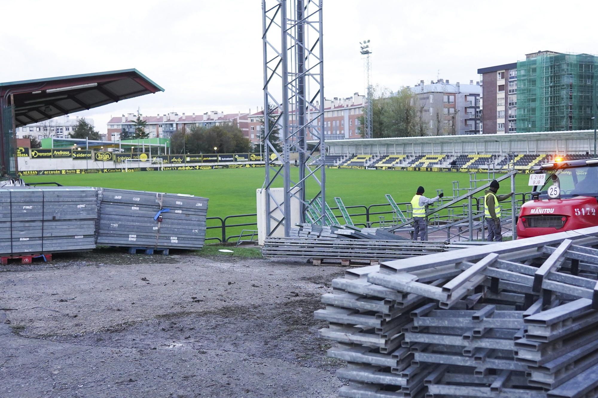 En imágenes: La Florida se prepara para el duelo contra el Alavés