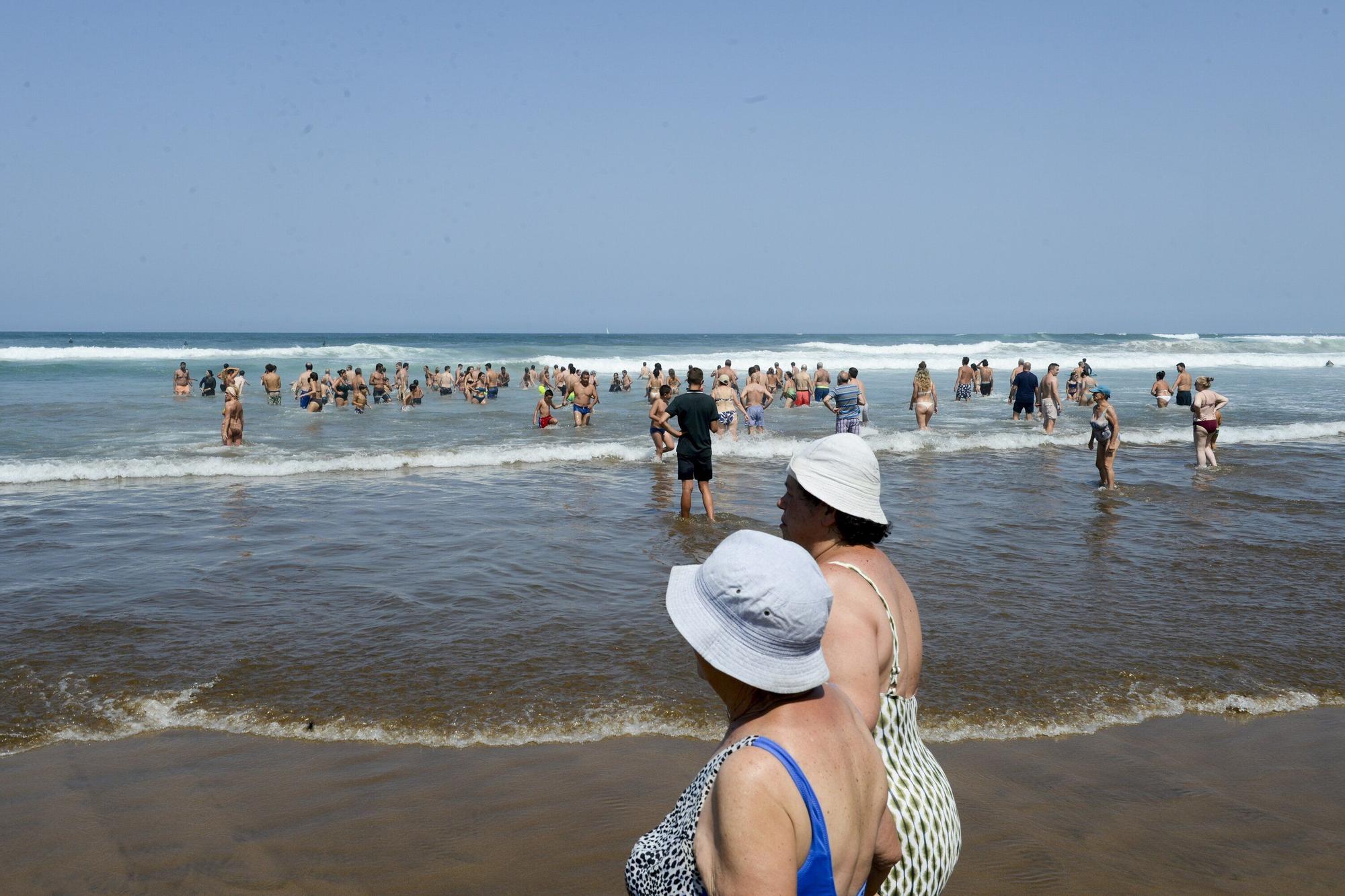 En imágenes: La previsión de calor se prolonga al martes en Euskadi