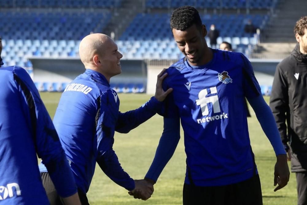 Entrenamiento de la Real 26/01/2022