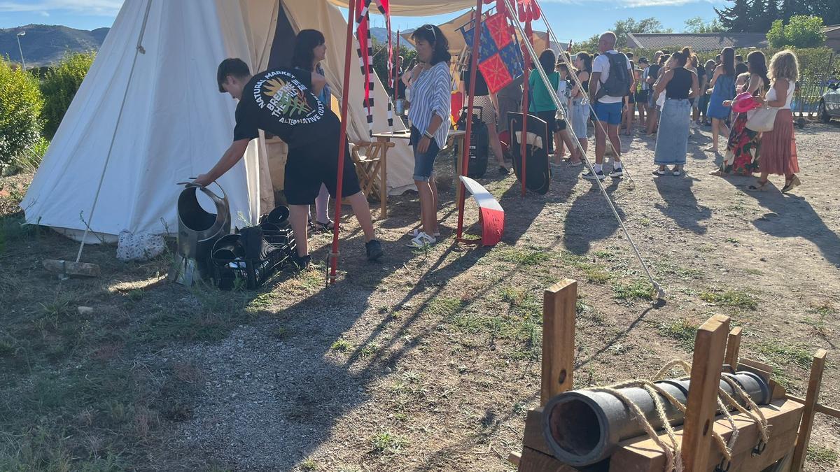 Campamento medieval.