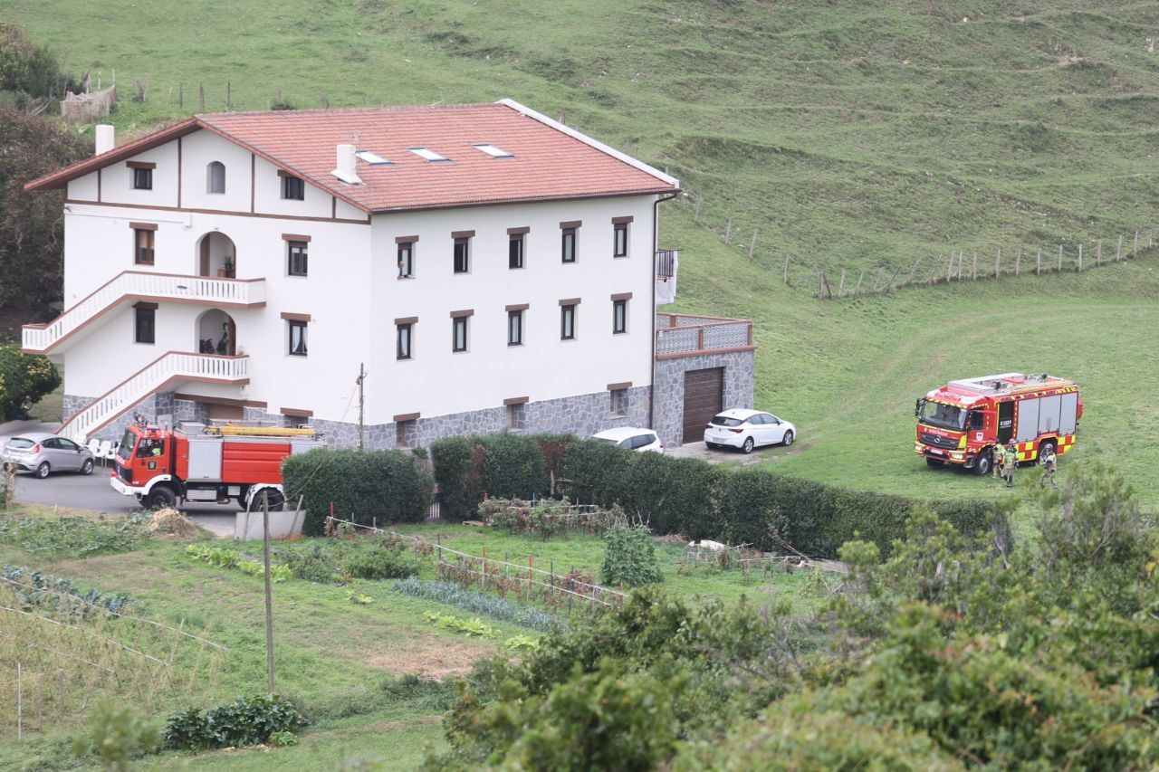 [Fotos] Incendio en Zumaia