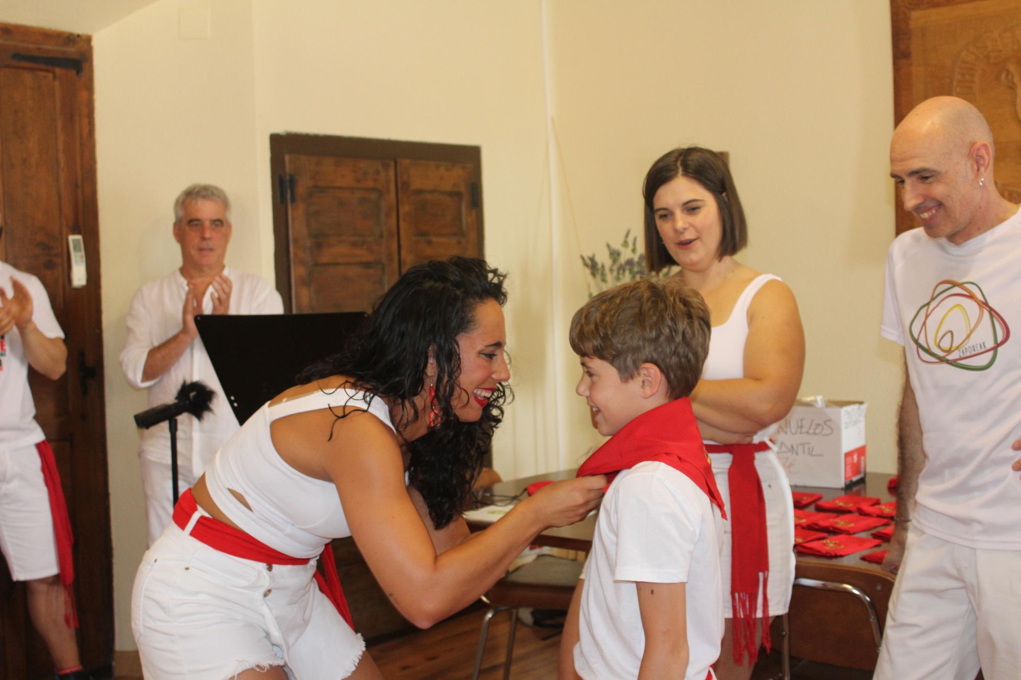 Fotos del inicio de las fiestas de Aibar