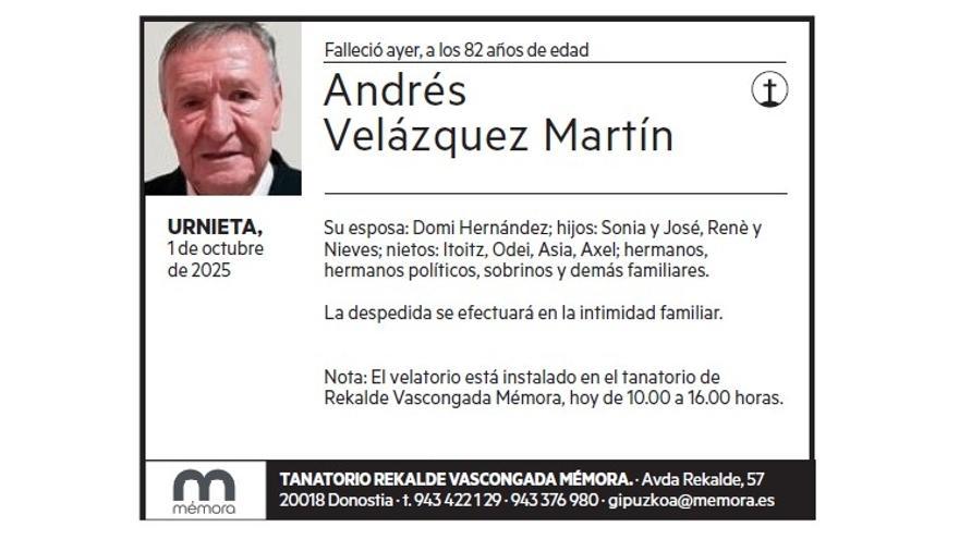 ANDRES VELAZQUEZ MARTIN