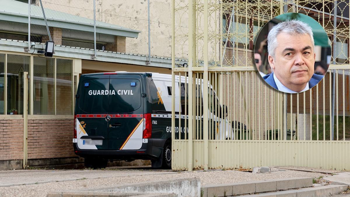 Santos Cerdán ingresa en la cárcel de Soto del Real.