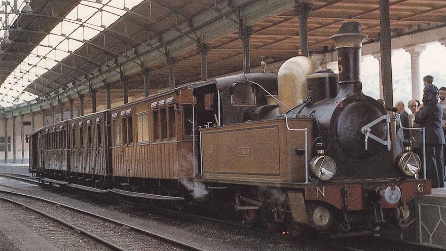 Un tren de vapor de finales del siglo XIX circulará hasta Lutxana