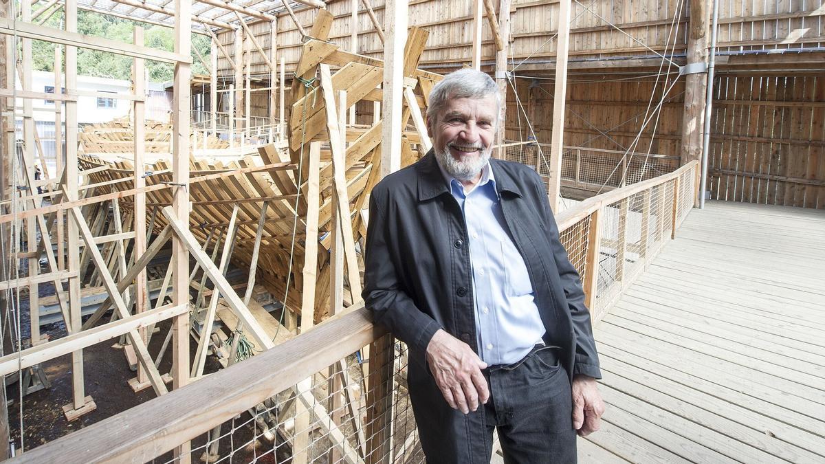 Robert Grenier, el director de la investigación subacuática del pecio de la nao San Juan, estará el próximo lunes con motivo del Día Internacional de los Museos en Albaola