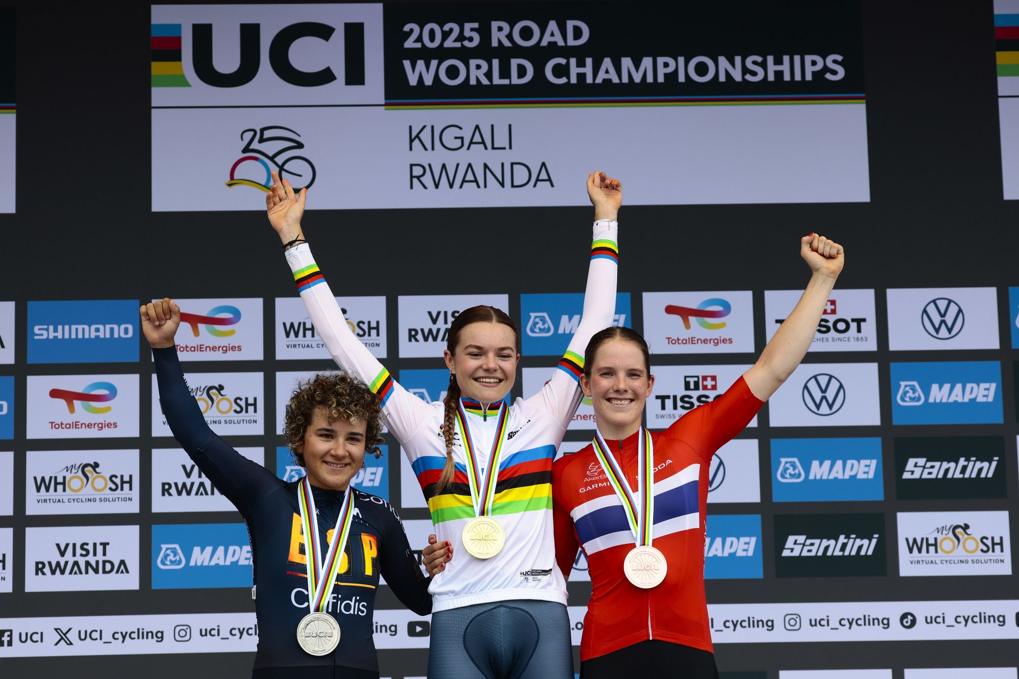 Álbum de fotos de Paula Ortiz campeona del mundo de ciclismo júnior