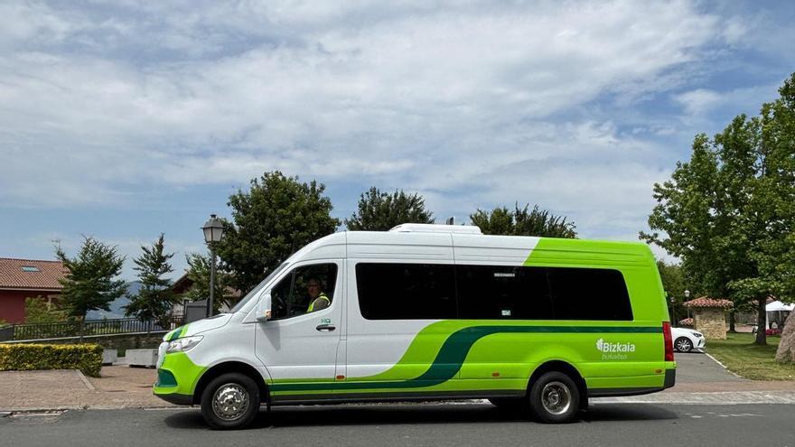 El servicio a demanda de Bizkaibus se ampliará a Enkarterri