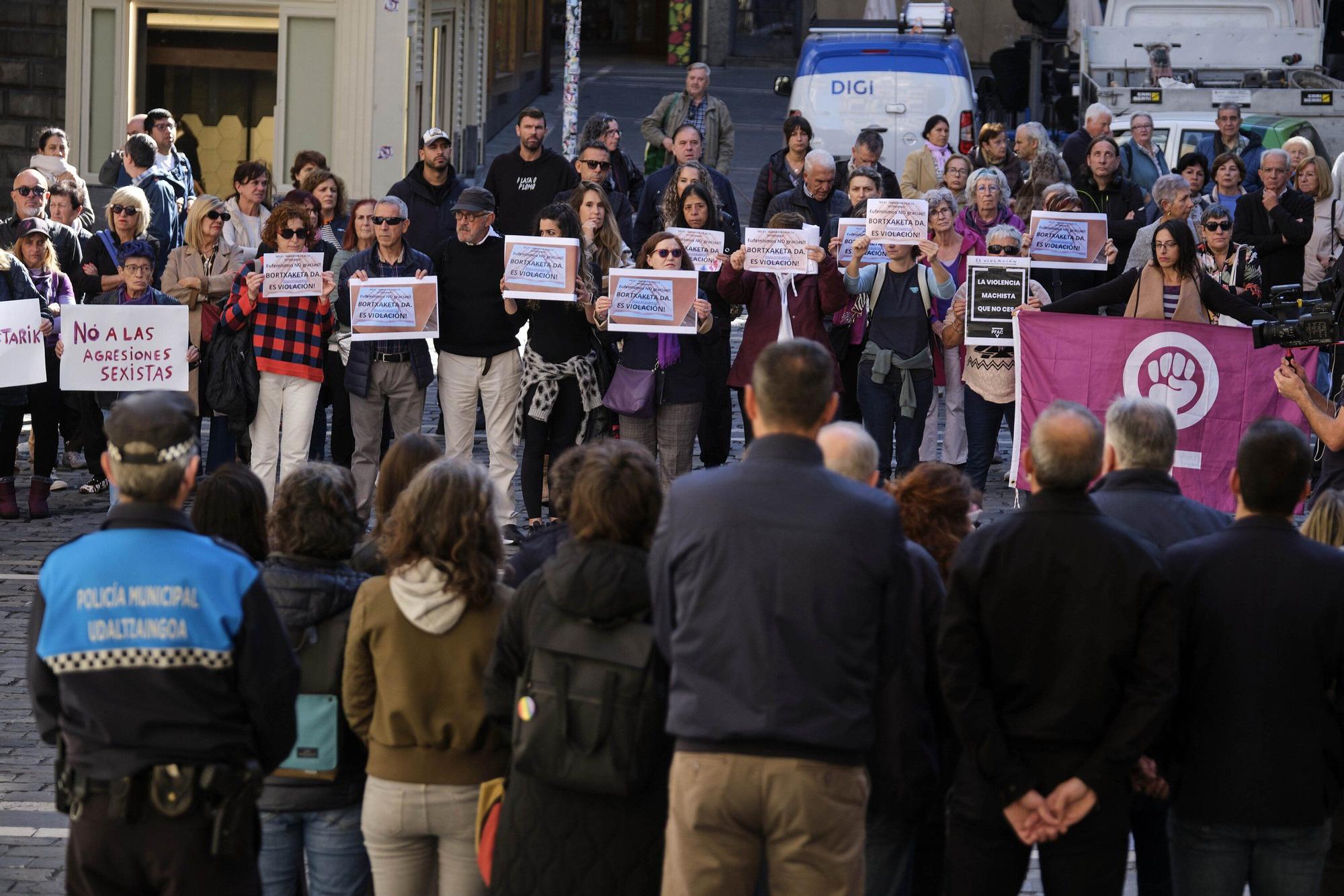 Pamplona rechaza la agresión sexual denunciada en la zona de la Carpa