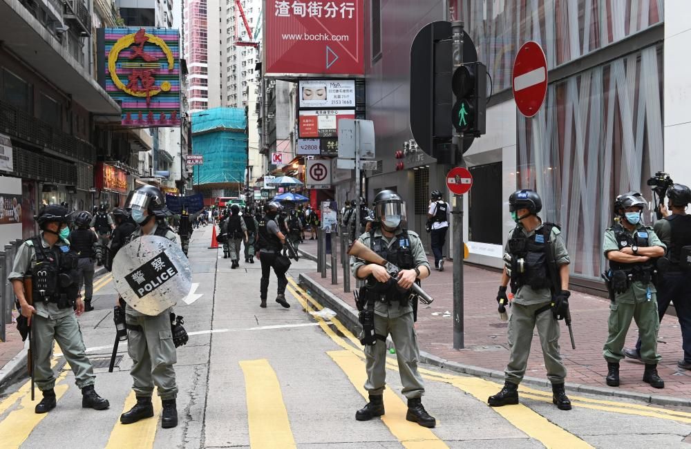 Protestas en Hong Kong contra la ley de seguridad