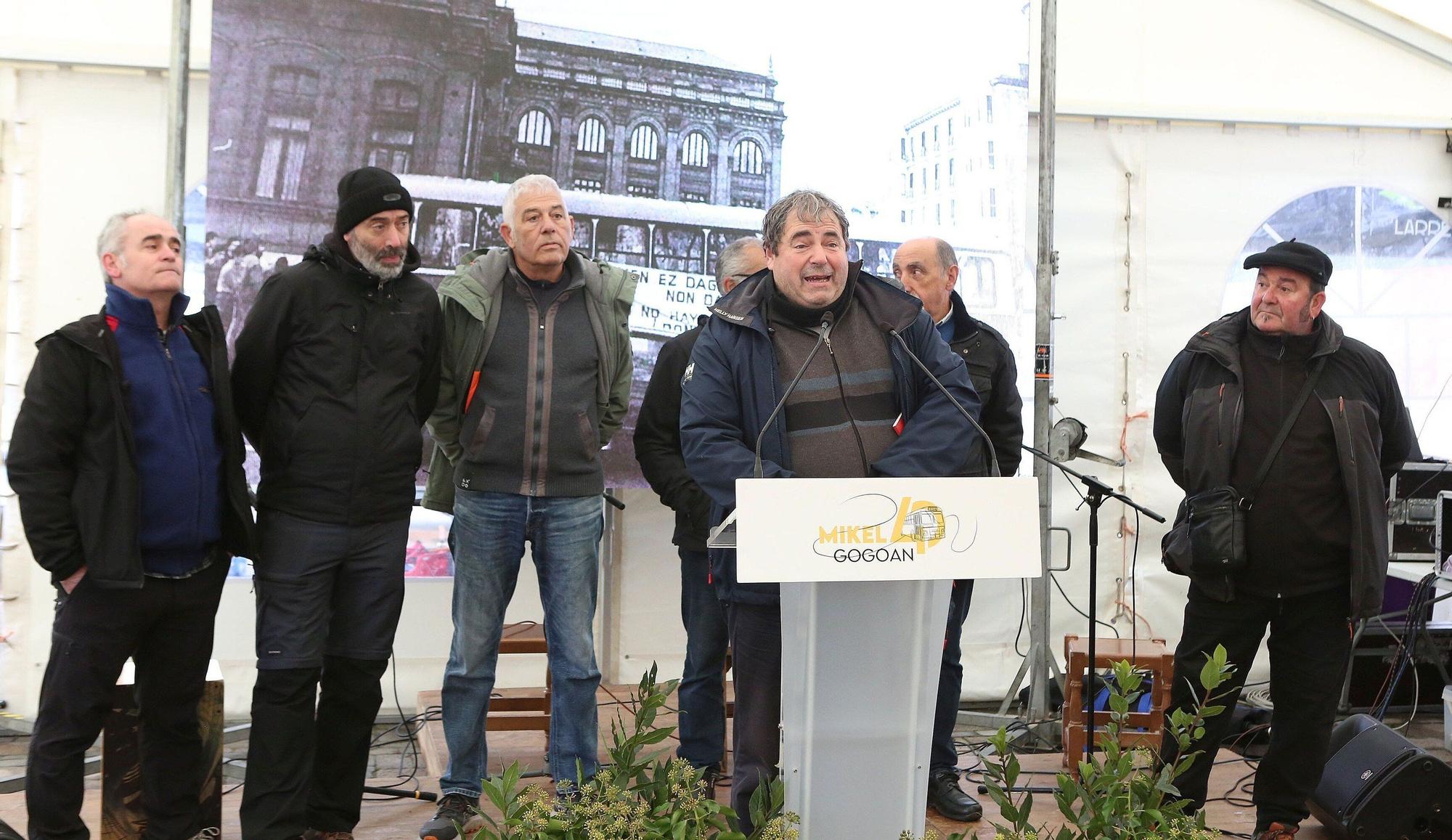 Fotos del homenaje a Mikel Zabalza en el 40 aniversario de su muerte tras ser detenido por la Guardia Civil