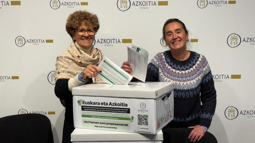 Azkoitia pone el foco en el objetivo de potenciar el uso del euskera