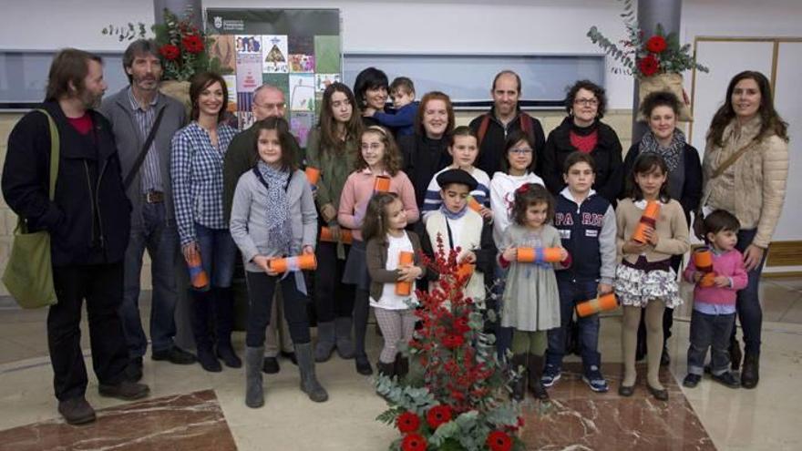 Entregados los premios del concurso de tarjetas navideñas del Ayuntamiento de Pamplona.