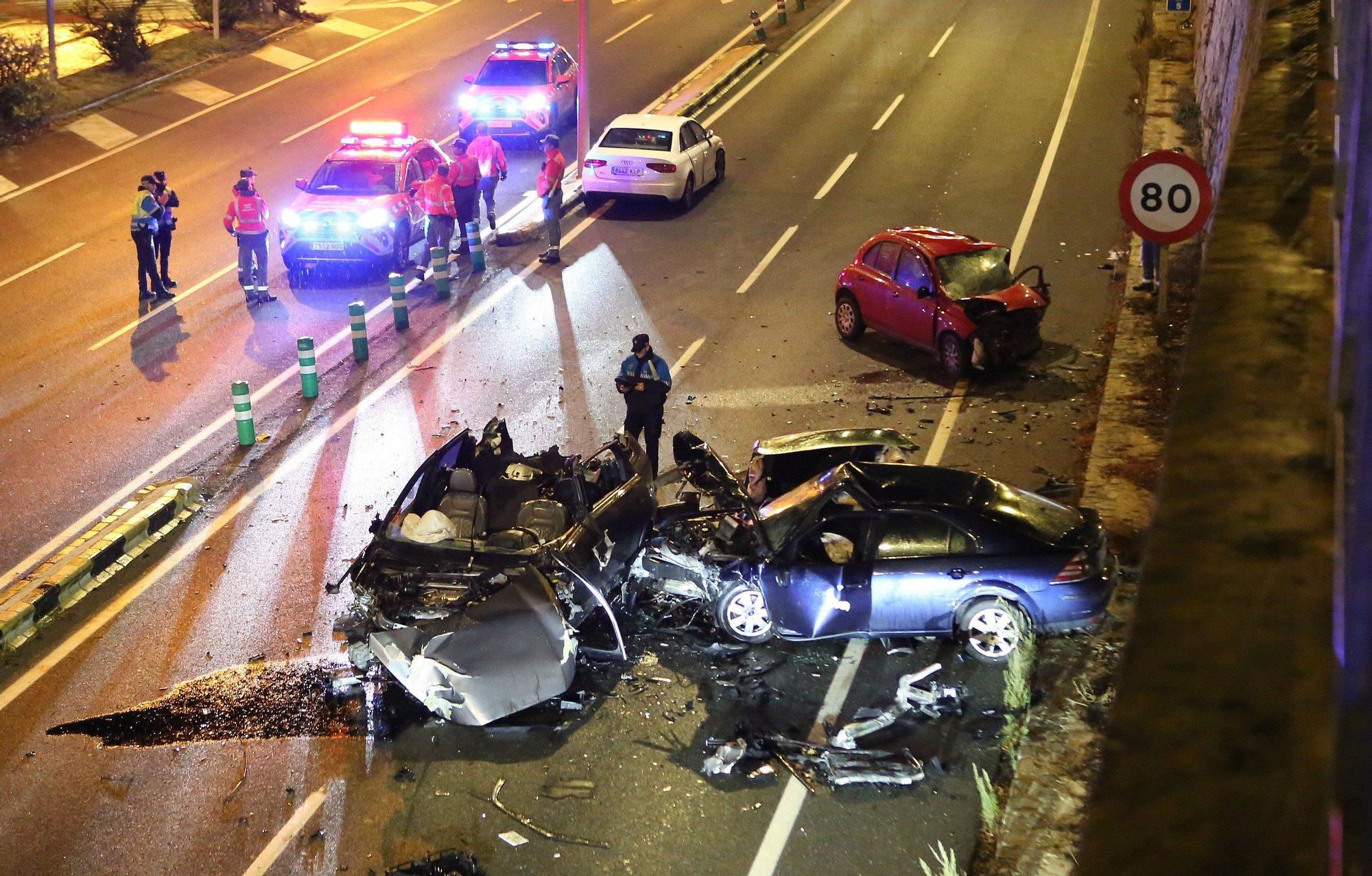 Grave accidente en Zizur