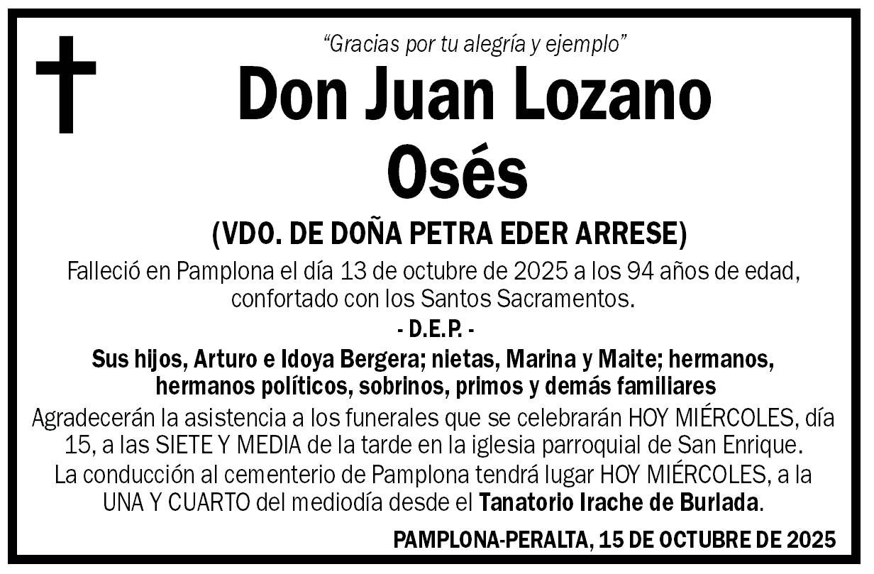 Juan Lozano Osés