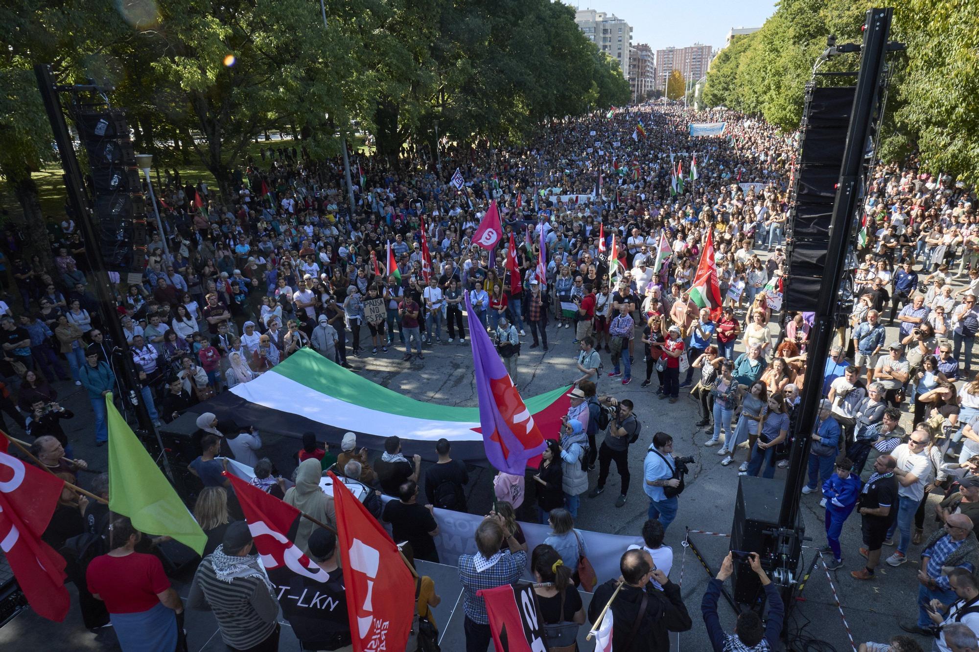 Huelga y paros en solidaridad con Palestina durante este miércoles en Navarra