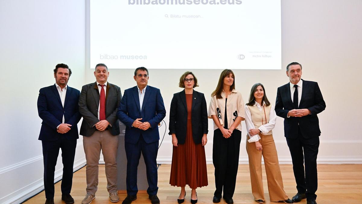 Presentación de la plataforma digital en el Bellas Artes de Bilbao.