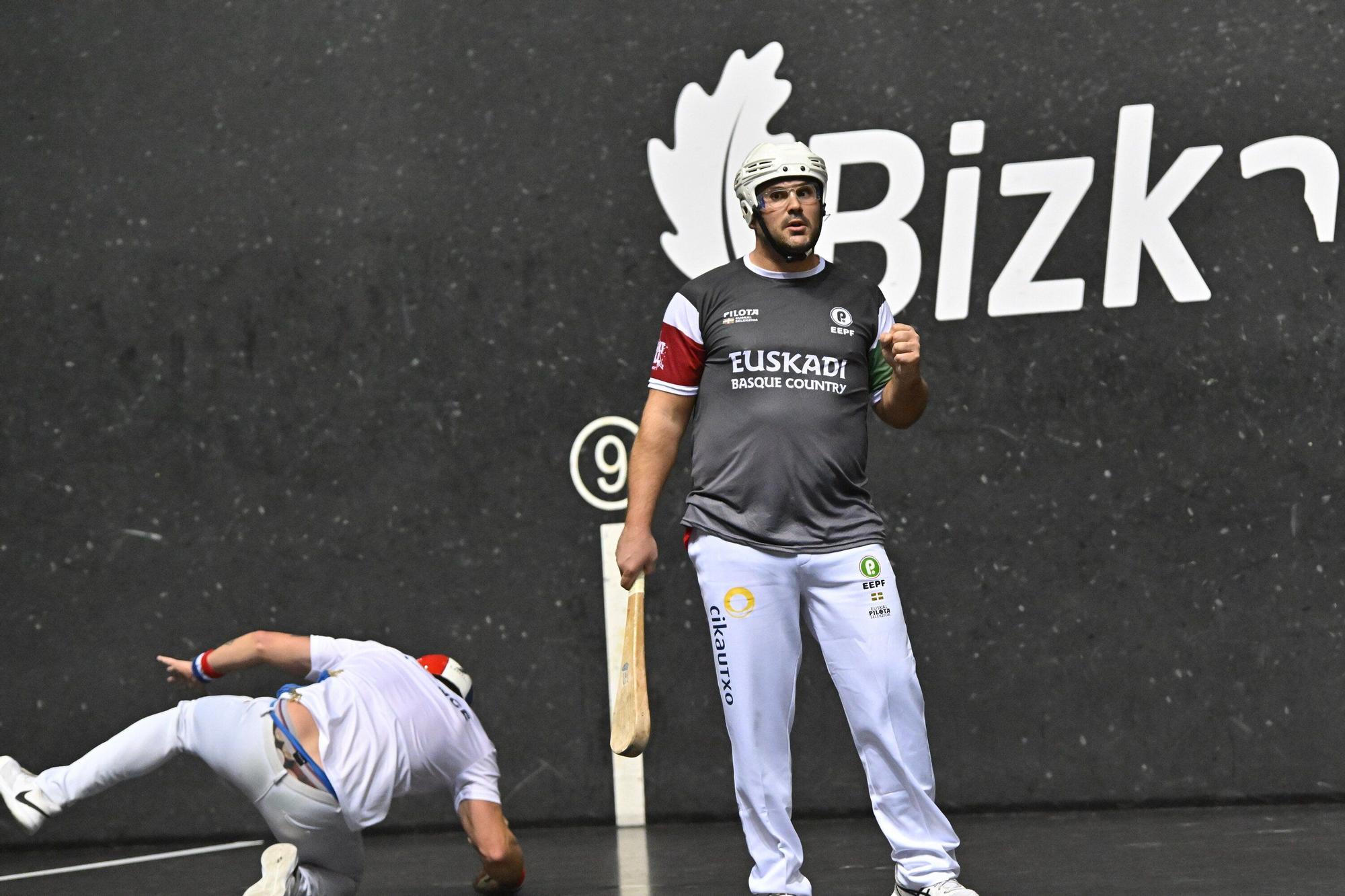 En imágenes: Final de pala corta de la Liga de Naciones de 36 metros entre Euskal Selekzioa y Francia