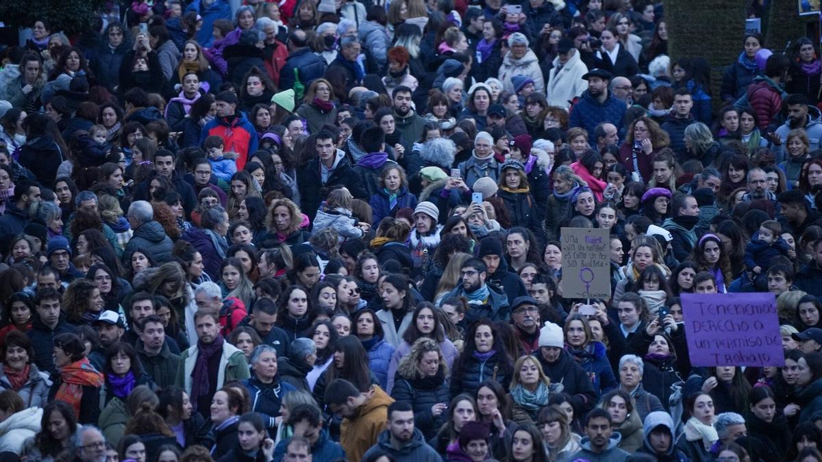 Imagen de archivo de una protesta feminista.
