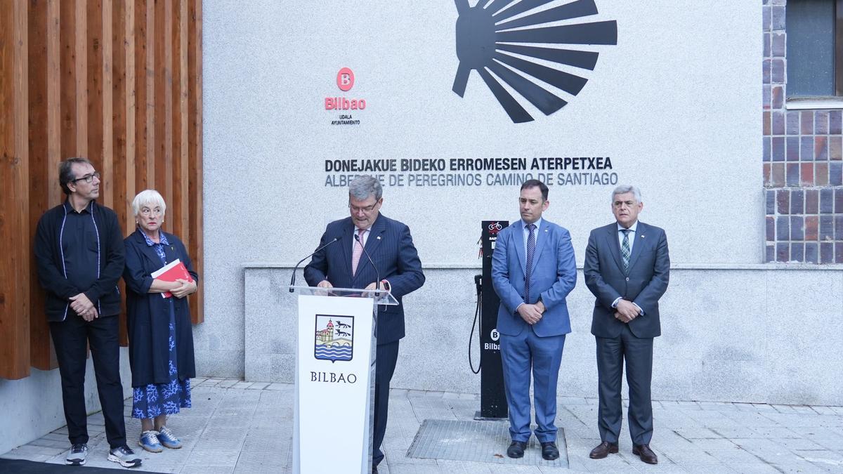 Aburto, durante su intervención.