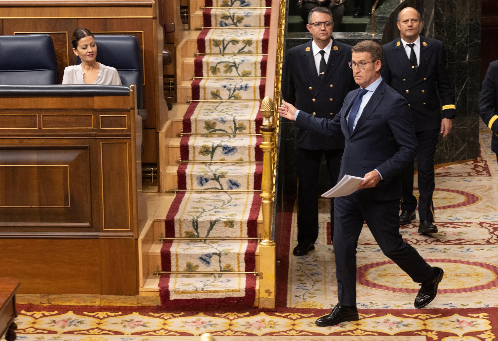 El primer debate sobre la ley de amnistía, en imágenes