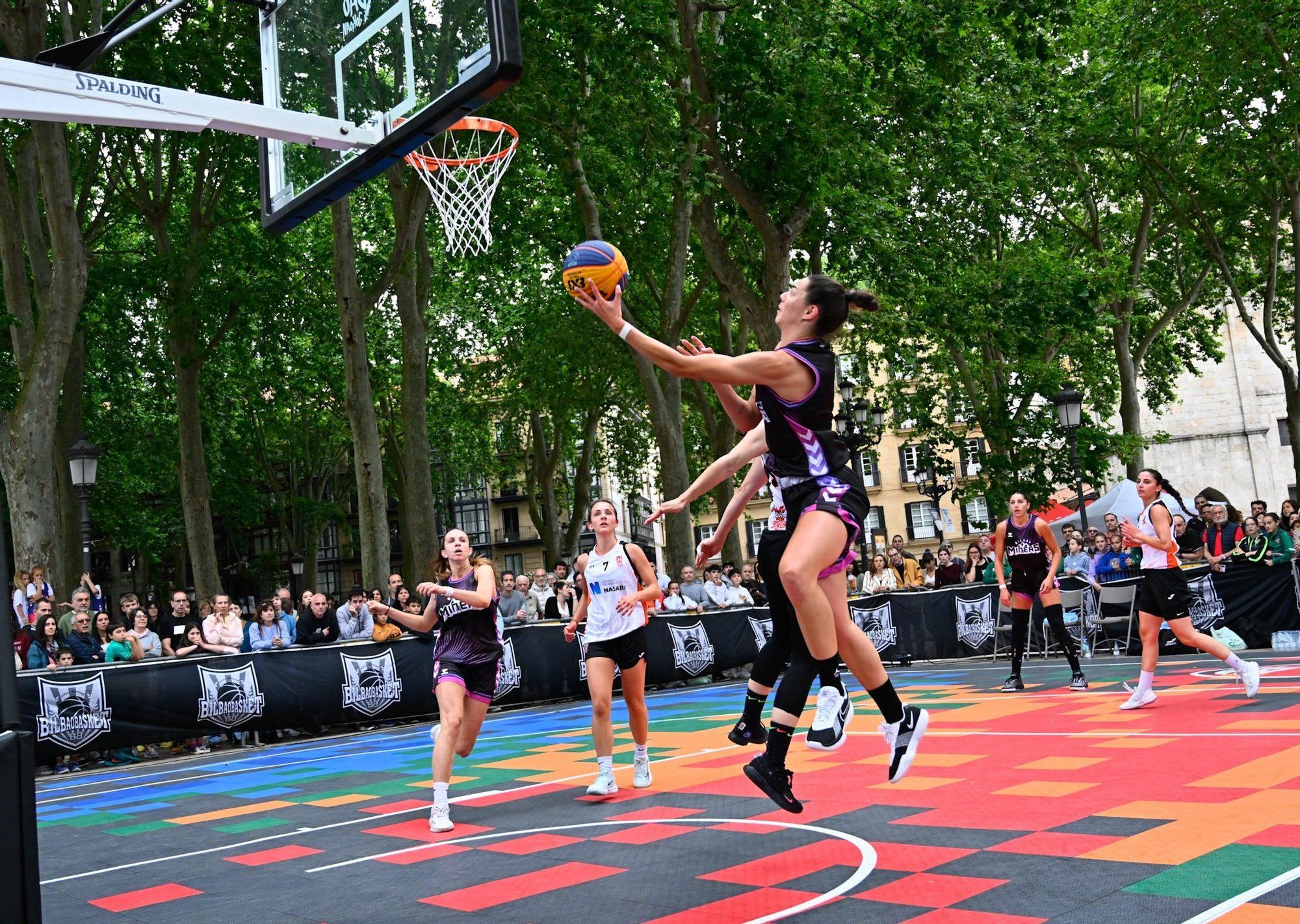 En imágenes: Bilbao se sube al carro del baloncesto 3x3
