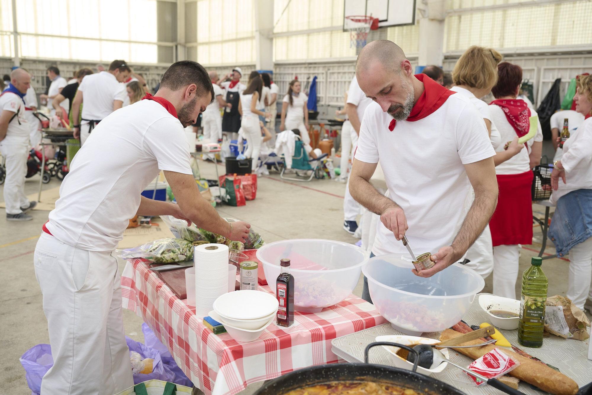 Fotos de la comida del pato en Zizur