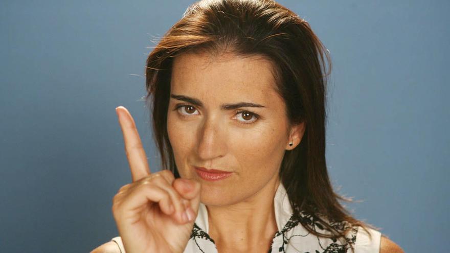 Silvia Abril bautiza a una araña Cristina en honor a Cifuentes