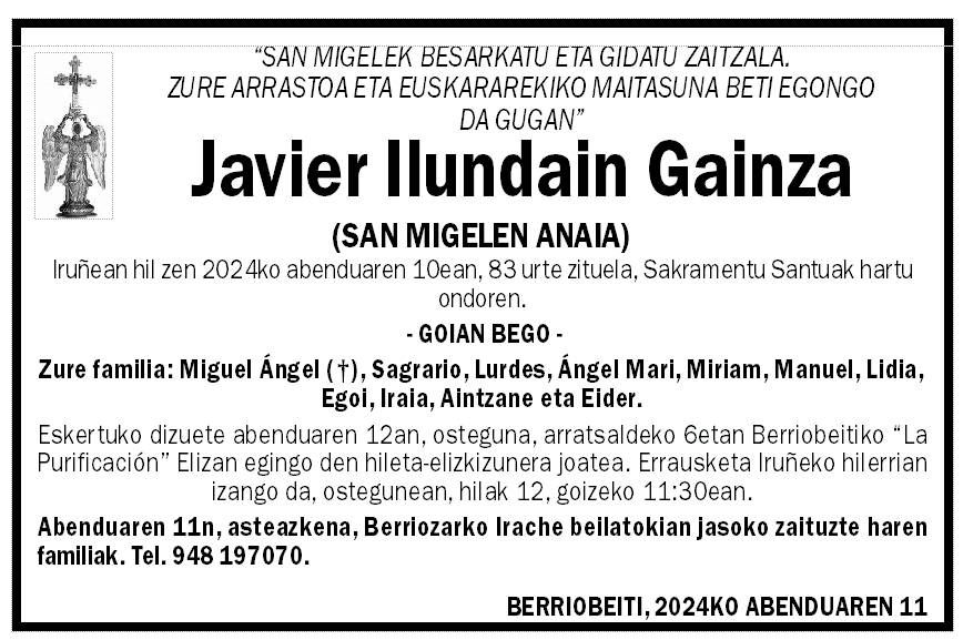 Javier Ilundain Gainza