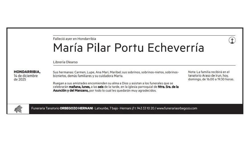 María Pilar Portu Echeverría