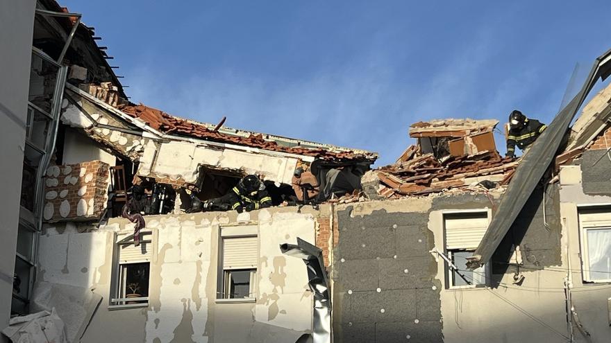 Un muerto y nueve heridos en una explosión de gas en una vivienda en Madrid