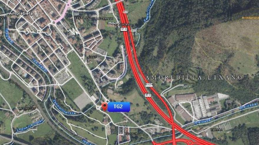 Muere un conductor en un accidente de tráfico en Amorebieta