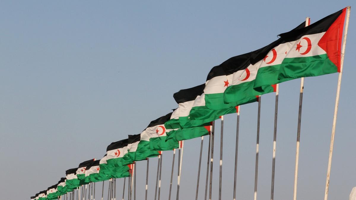 Banderas de República Árabe Saharaui Democrática.