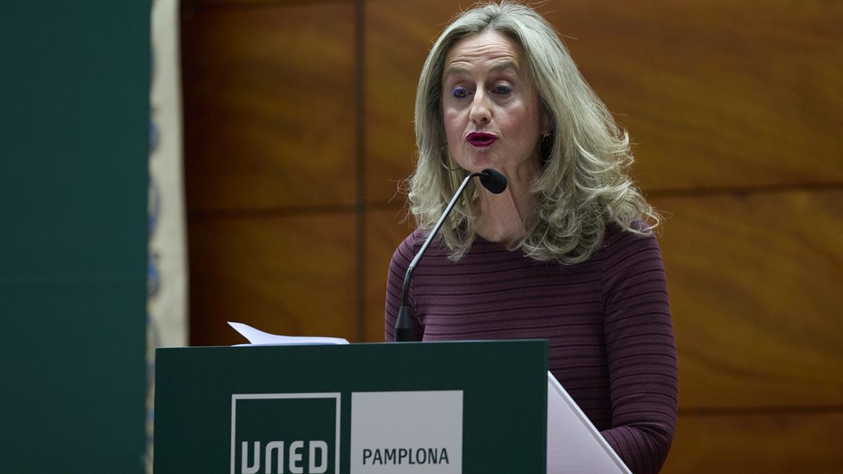 Cristina Zoco, durante su intervención.