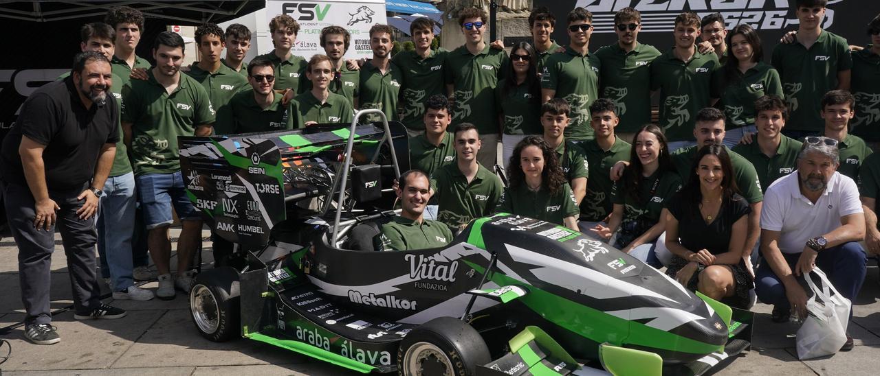 En imágenes: Presentación del ‘Bizkor RS26’, el monoplaza eléctrico de Fórmula Student Vitoria