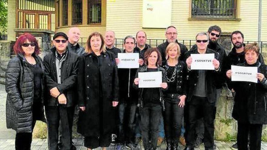 Periodistas de TVE en Navarra, contra el bloqueo