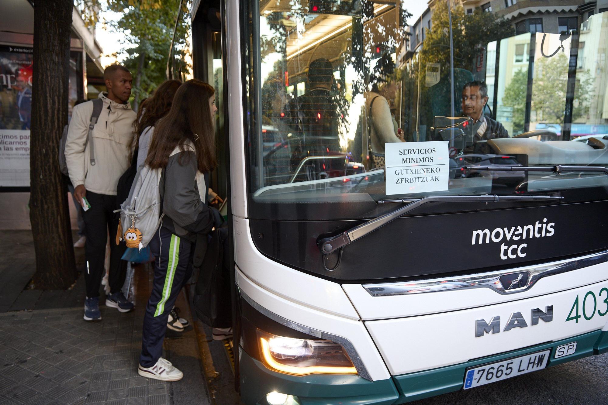 Huelga en el servicio de villavesas este martes 9 de septiembre