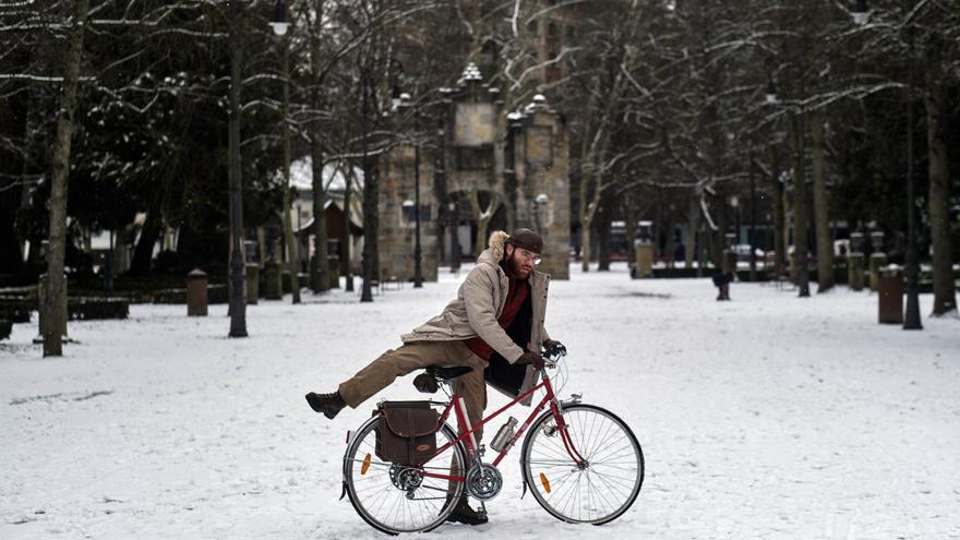 Nieve en el Día de Reyes en Navarra