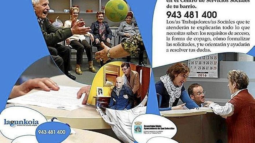 Los servicios para mayores, en un único folleto