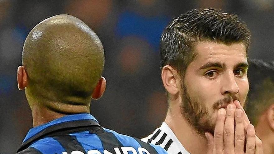 Tablas en el derbi italiano entre el Inter-Juventus