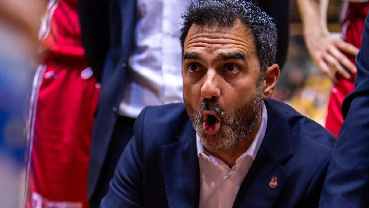 Jesús Ramírez, en un tiempo muerto de esta temporada.