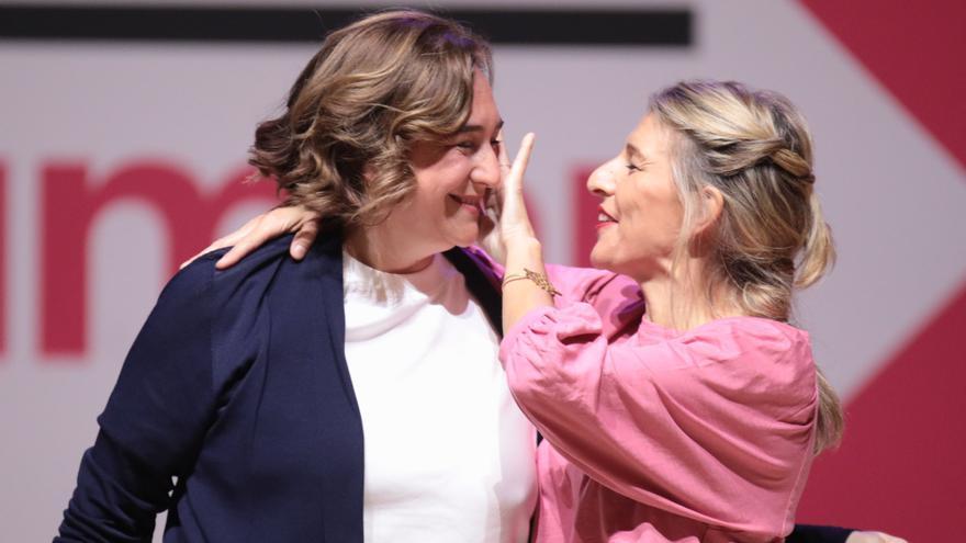 Yolanda Díaz aterriza en Barcelona con su nuevo proyecto político &quot;Sumar&quot;