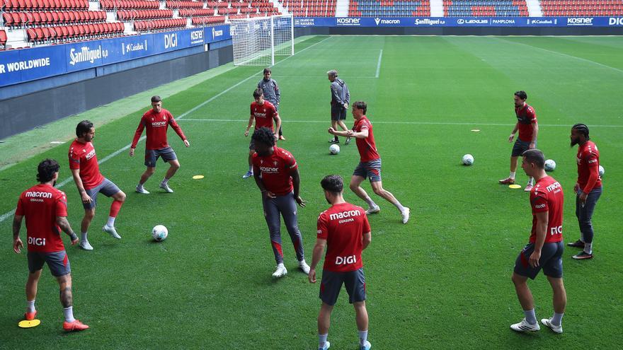 Fotos del entrenamiento de Osasuna de este sábado 18 de abril
