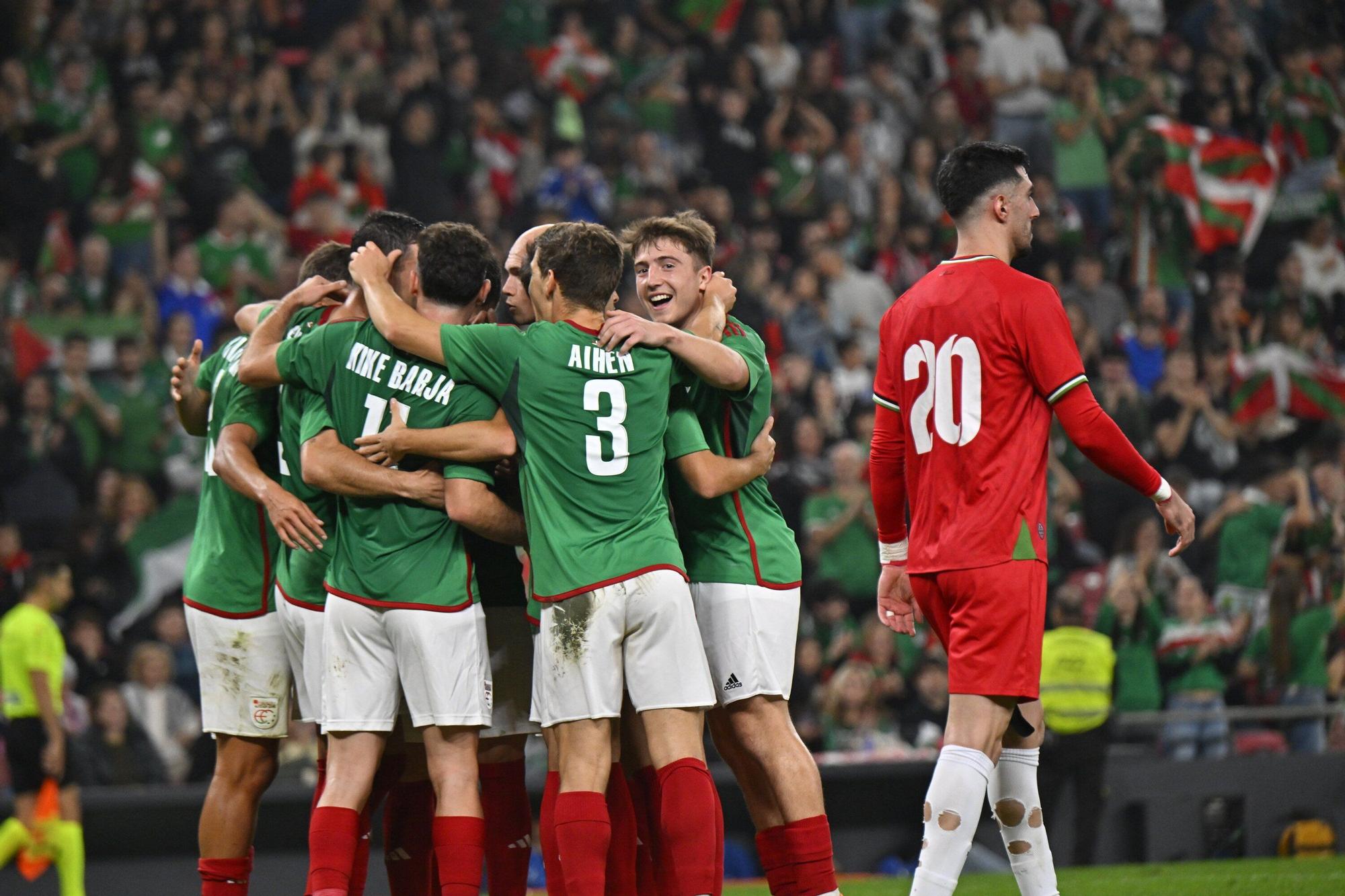 Las imágenes del Euskal Selekzioa - Palestina