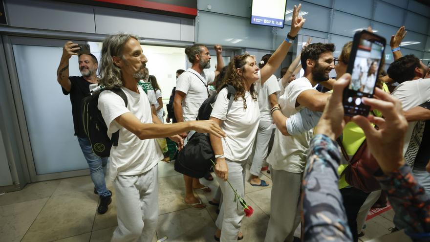 21 activistas de la Global Sumud Flotilla ya está de vuelta en España