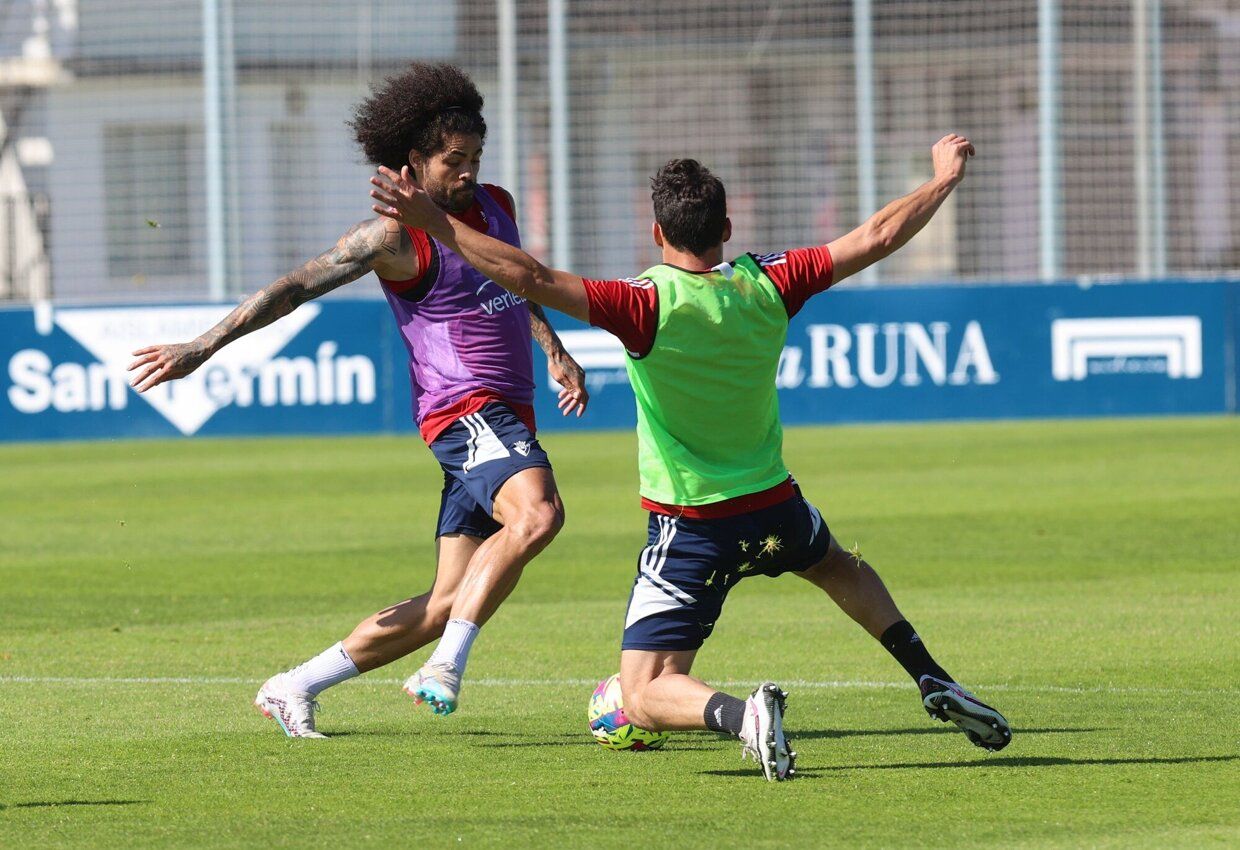 Entrenamiento de Osasuna del 18 de abril