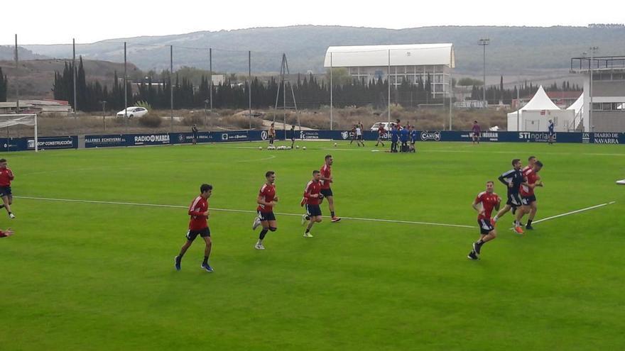 Osasuna ya se entrena en Tajonar tras llegar a los 20 puntos