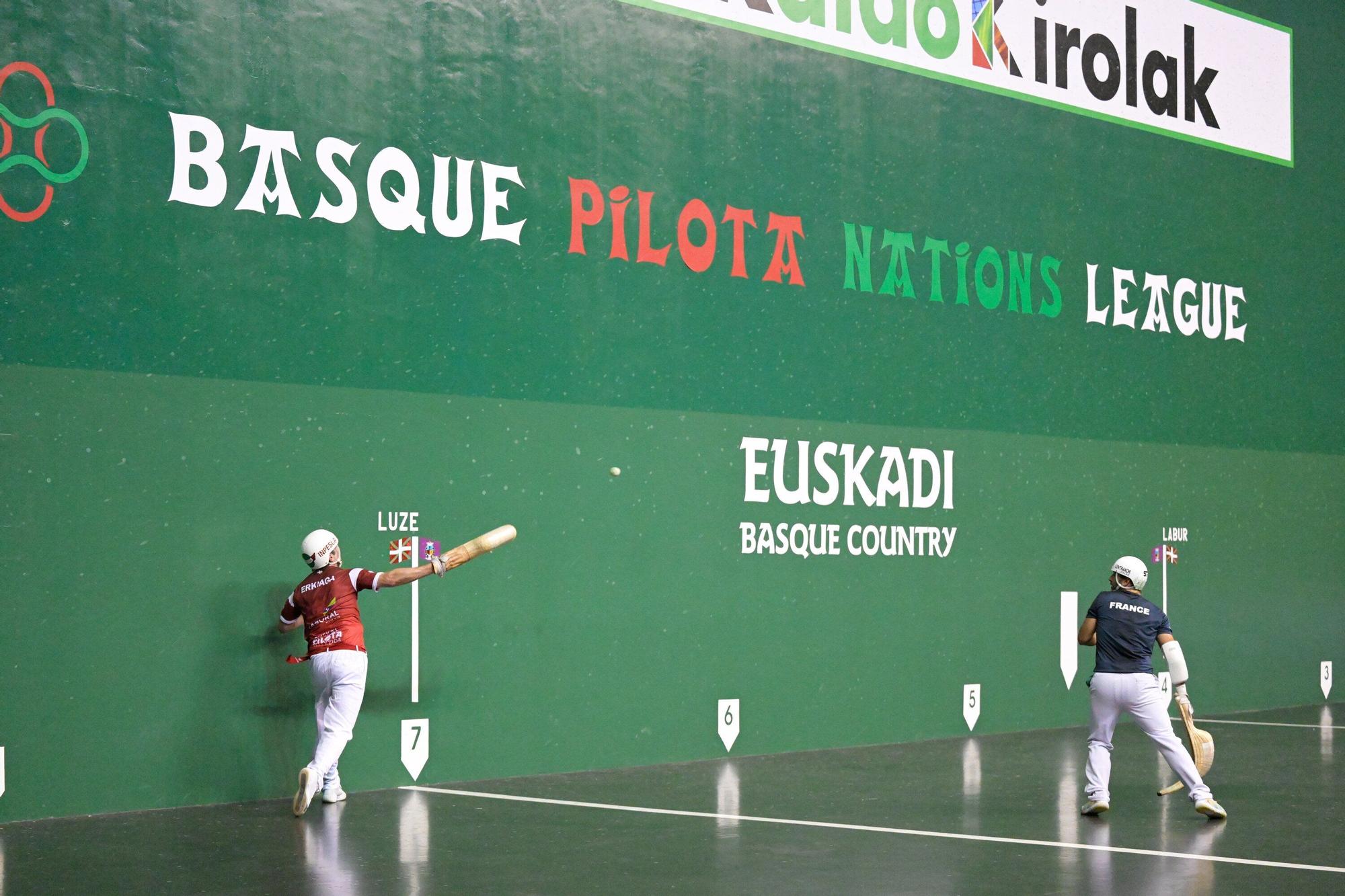 Aritz Erkiaga vence a Olharan en la Liga de Naciones de 36 metros.