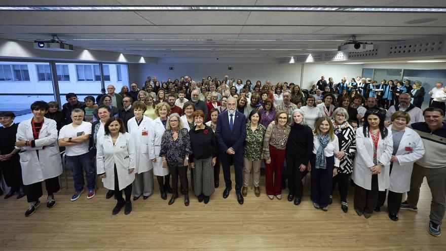 Reconocimiento a los profesionales del Hospital Universitario de Navarra (HUN) que se han jubilado en 2025